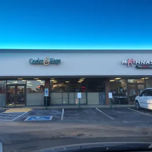 the front of a restaurant