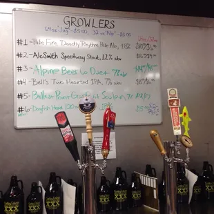 Growler refill station