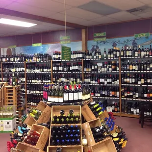 Wine Selection sorted by region and varietal