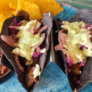 Purple tacos