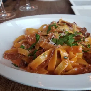 Prosciutto pasta.