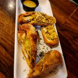 Curry Chicken Egg Rolls