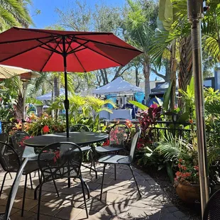 Outdoor seating
