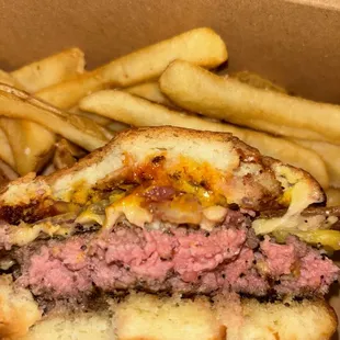 Under cooked burger. Asked for medium.