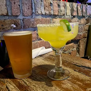 Slow Pigeon IPA and Margarita