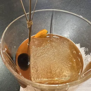 Tequila old fashioned