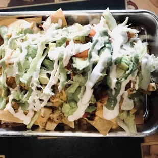 Chicken nachos