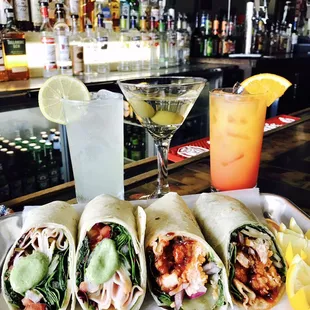 $6 chefs special wraps, great variety to choose from.