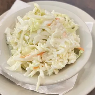 Excellent homestyle coleslaw. Fresh, sweet and crispy every time.
