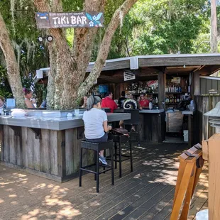 Outdoor Tiki Bar