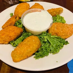 Cheese stuffed jalapeños