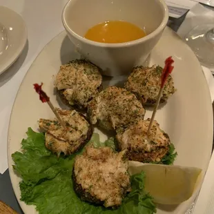 Crab Stuffed Mushrooms Caps