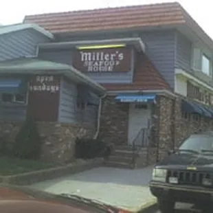 the front of the restaurant