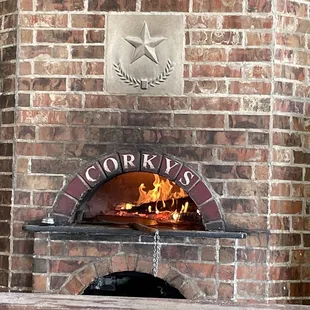 650 degree brick oven.