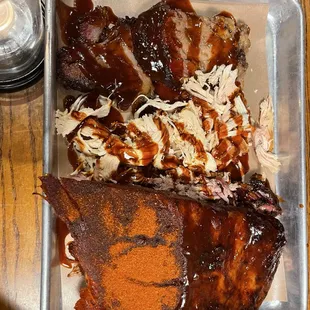 Four different meats