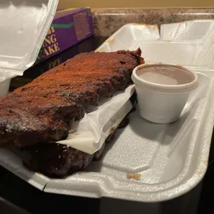 Ribs. Dry.