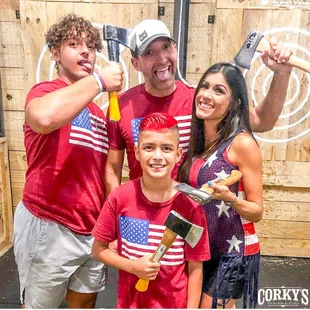 Spend 4th of July weekend at Corky&apos;s with 33% off all weekend! Plus you&apos;ll get a free 1-Hour game card for our arcade with each booking!
