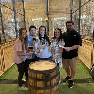 Axe throwing