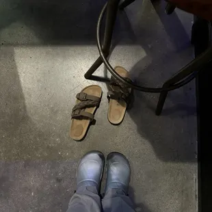 When you don&apos;t wear closed shoes