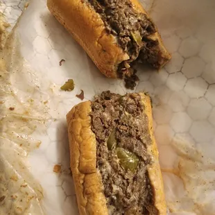 Footlong cheesesteak w/extra steak &amp; cheese