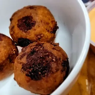 Boudin balls with Cajun ranch- must get these!!!