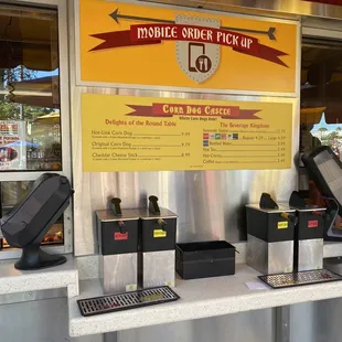Menu as of June 2022