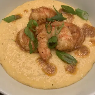 Cajun shrimp &amp; grits