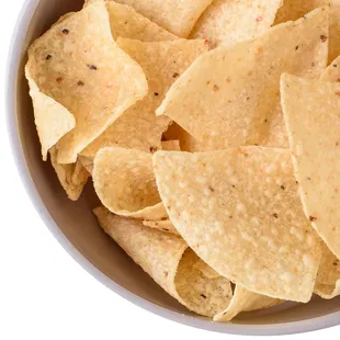 a bowl of tortilla chips