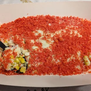a bowl of food