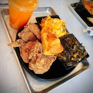 Fried Chicken 3 Pieces with 2 Sides