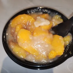 Peach cobbler