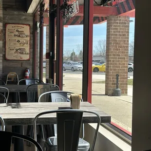 Seating area by front door