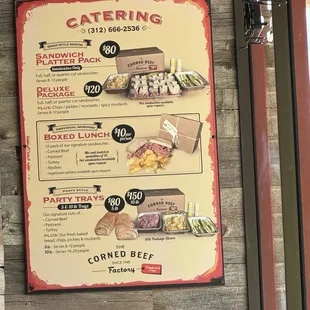 Catering is available too!