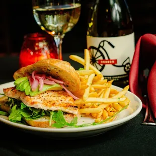 Lunch Salmon Sandwich