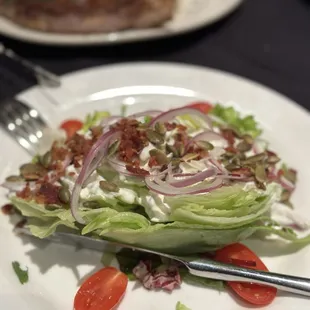You have to try the wedge salad too.
