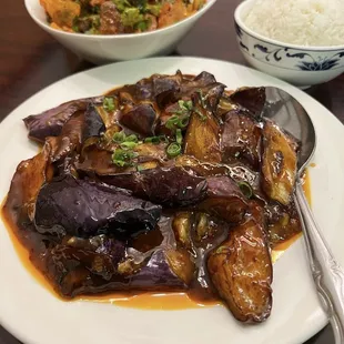 Eggplant with Garlic Sauce