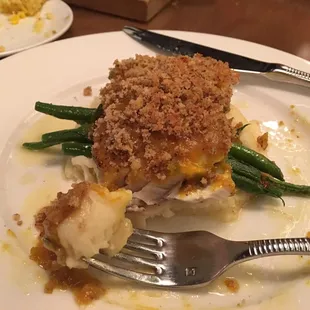 Grouper, pecan crusted.  The waiter recommended it and it was good.