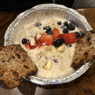 Steel cut oatmeal.