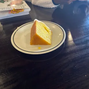 $3.50 for this little piece of pound cake from corner bakery.  Not good!!!