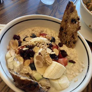 Avena y frutos rojos