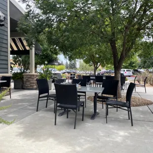 Outdoor seating area