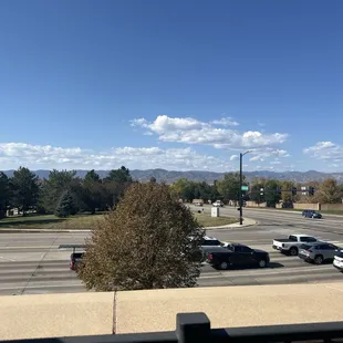 Most amazing views from this Corner Bakery!!