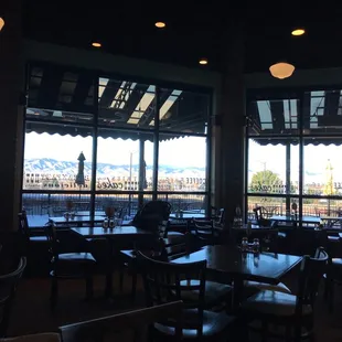 View from back seating area.