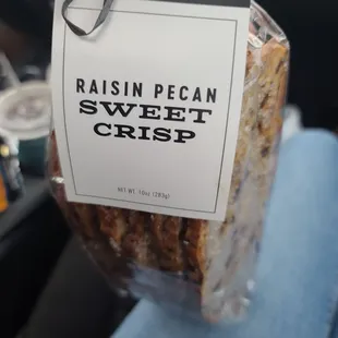 Raisin Pecan Sweet Crisp