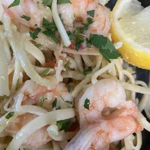 Shrimp pasta Choose Two