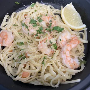 Shrimp pasta