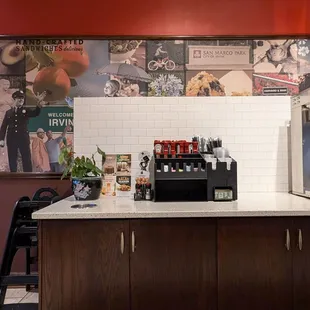Irvine decor on the wall