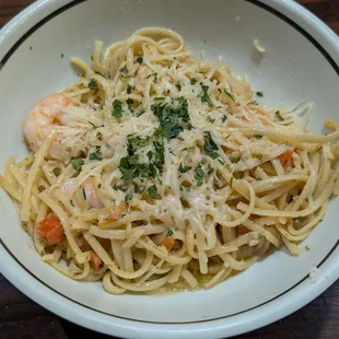 Shrimp Scampi Linguine. Best one I've had at any Corner Bakery Cafe!