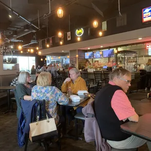 Inside view of restaurant