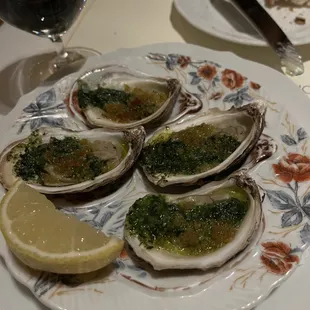 Oysters Rockefeller